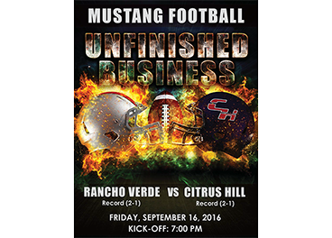 Rancho Verde Program Cover